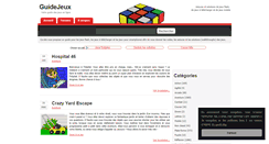 Desktop Screenshot of guidejeux.fr